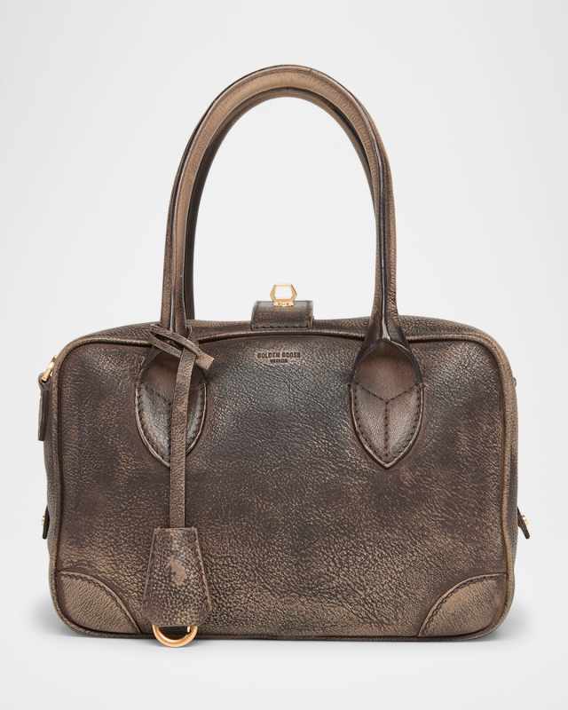 Vita Faded Leather Shoulder Bag